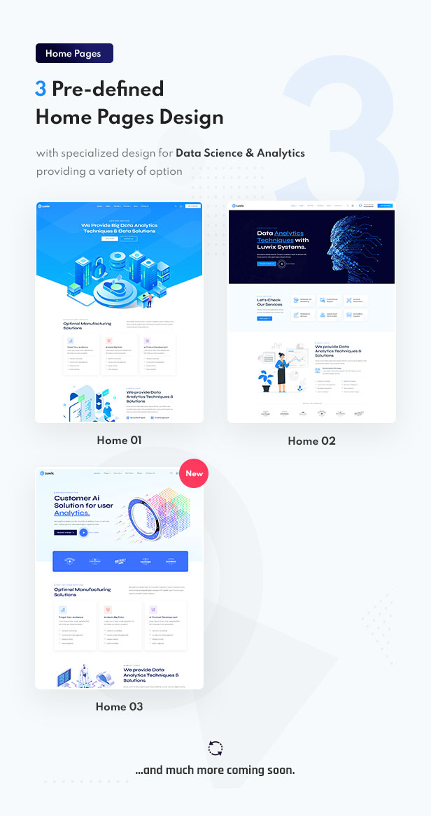 Luwix - Data Science & Analytics WordPress Theme