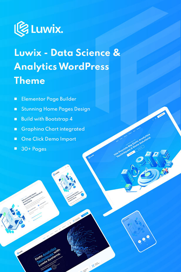 Luwix - Data Science & Analytics WordPress Theme