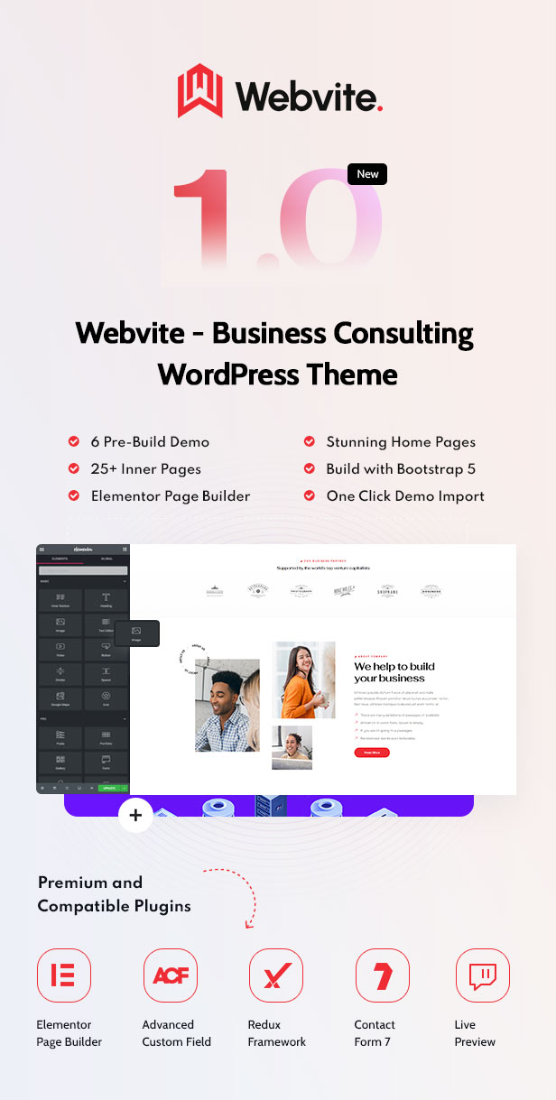 Webvite - Business Consulting WordPress Theme